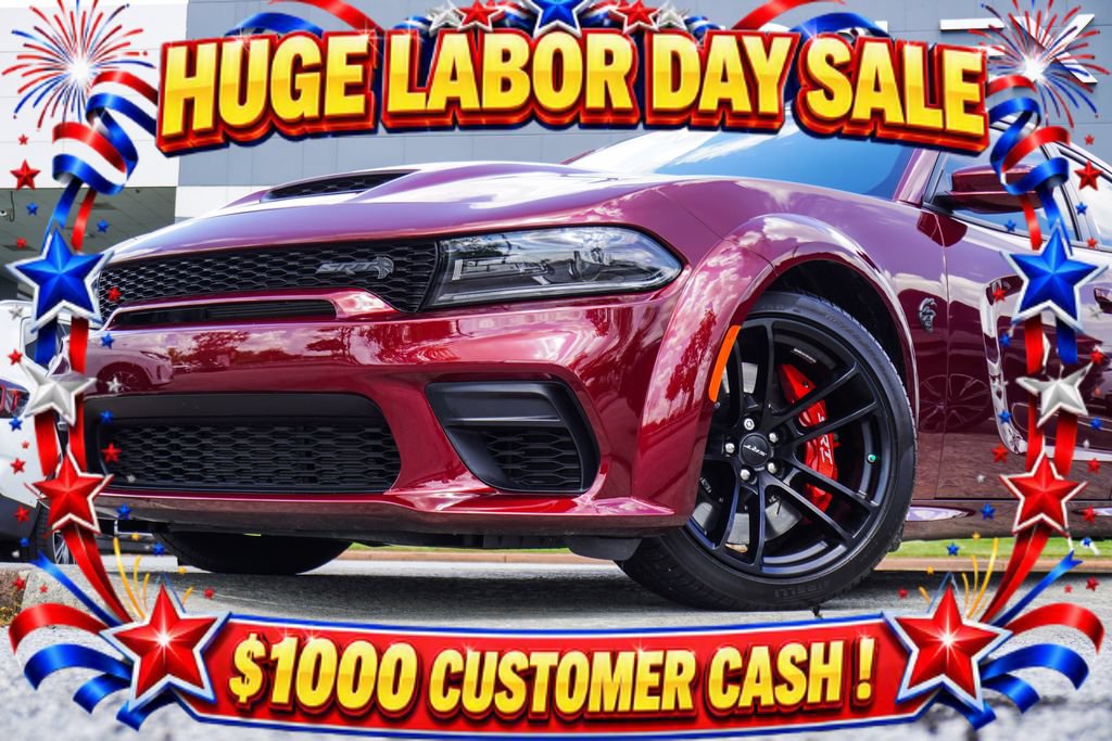 Used 2022 Dodge Charger SRT Hellcat w/ Carbon/Suede Interior Package RWD image 2