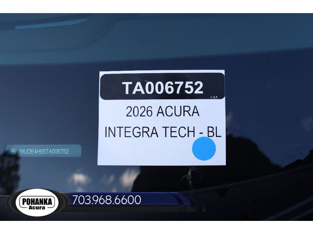 New 2026 Acura Integra A-Spec w/ Technology Package FWD image 33