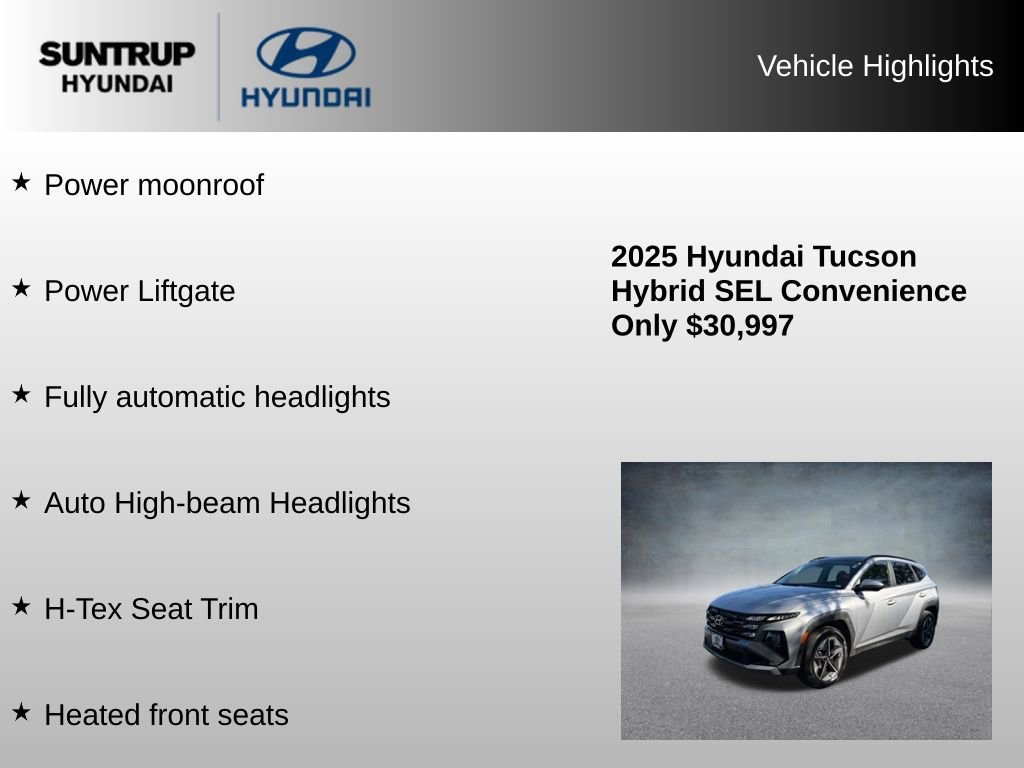 Certified 2025 Hyundai Tucson SEL AWD/4WD image 16