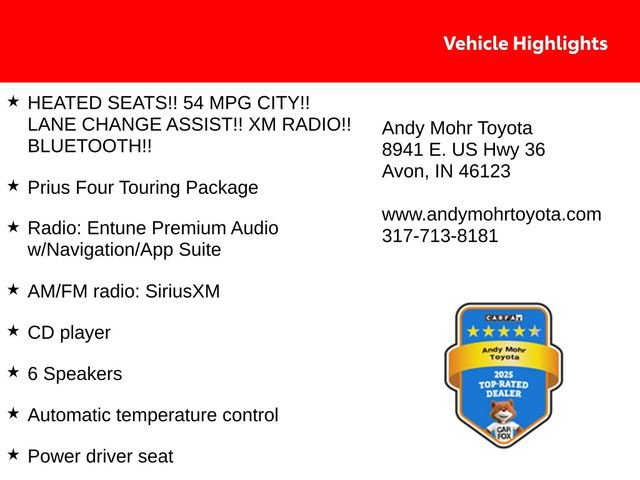 Used 2016 Toyota Prius Four Touring image 2