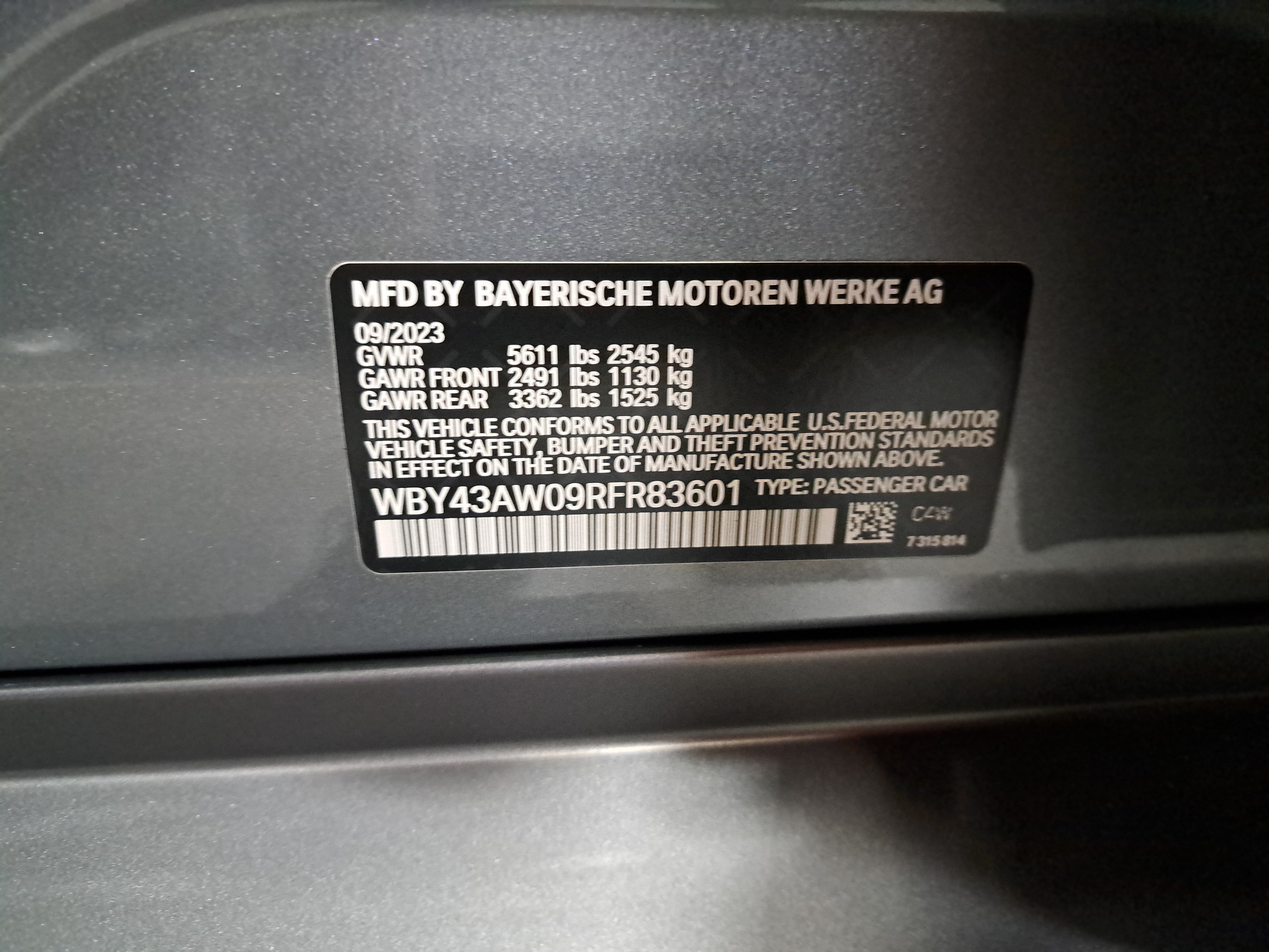Certified 2024 BMW i4 eDrive35 w/ Premium Package RWD image 38