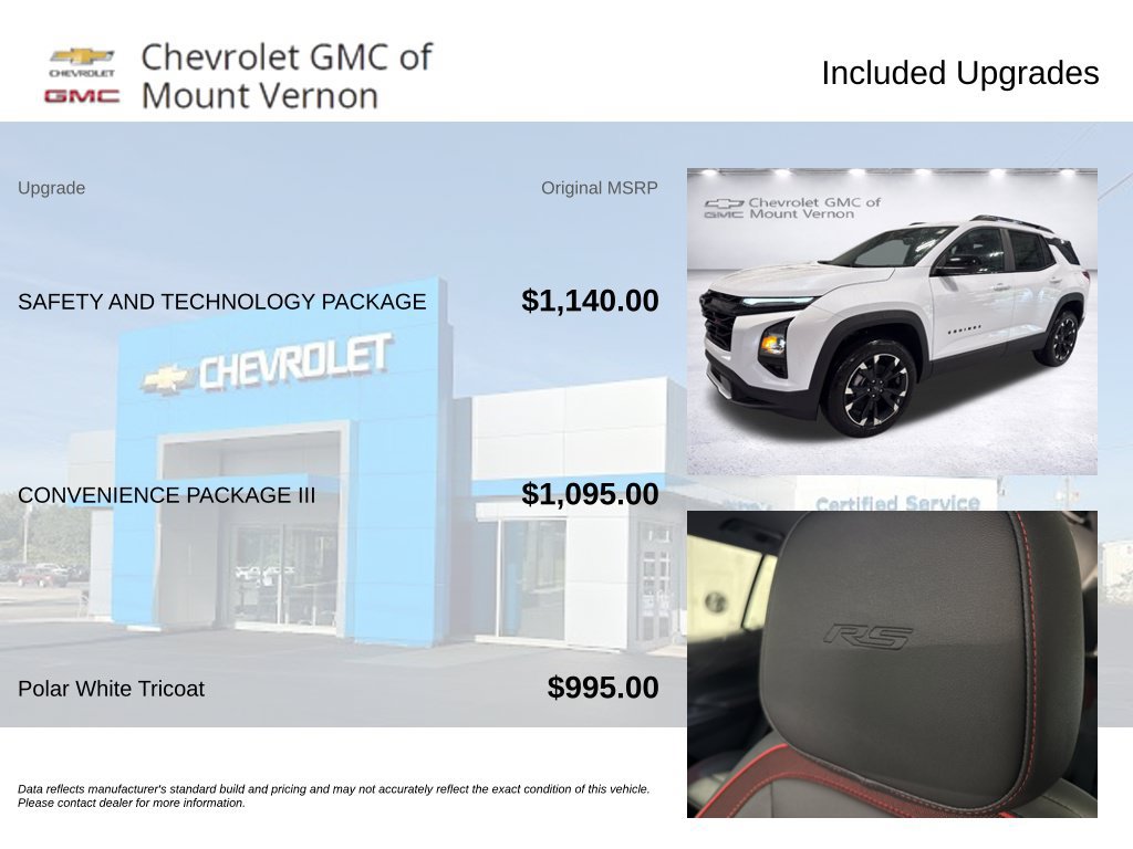 New 2027 Chevrolet Equinox RS w/ Safety and Technology Package FWD image 6