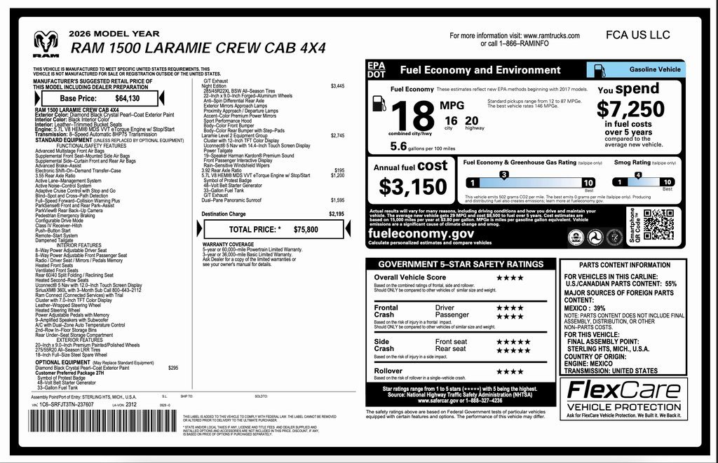 New 2026 RAM 1500 Laramie image 2