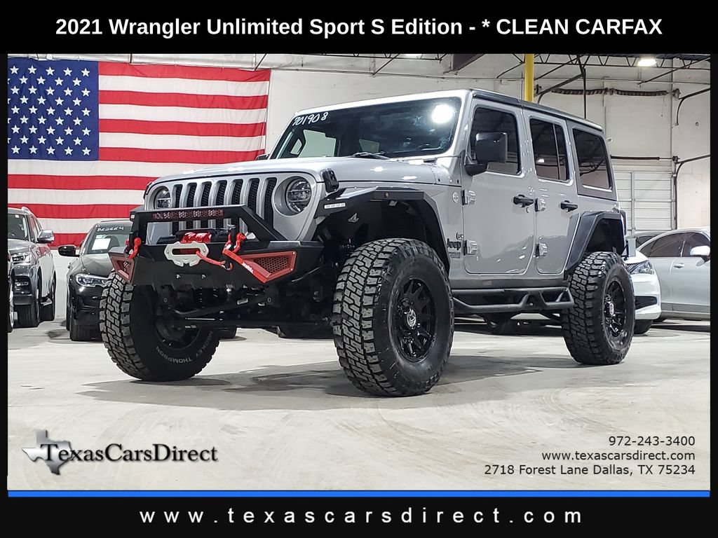 Used 2021 Jeep Wrangler Unlimited Sport AWD/4WD image 1
