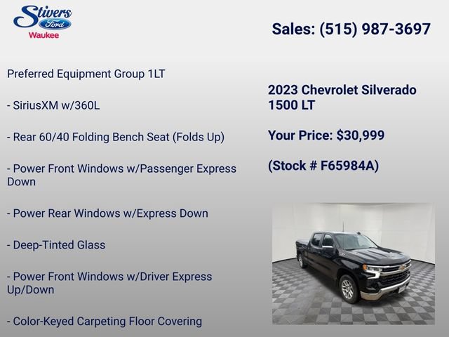 Used 2023 Chevrolet Silverado 1500 LT AWD/4WD image 8