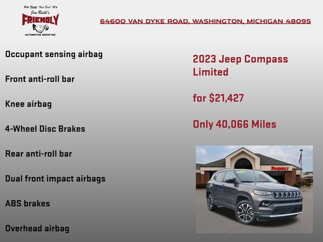 Used 2023 Jeep Compass Limited AWD/4WD image 15