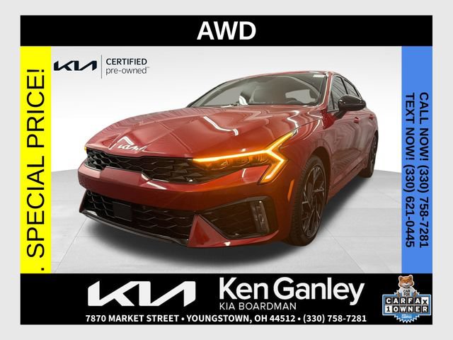 Certified 2025 Kia K5 GT-Line AWD/4WD 360° Tour