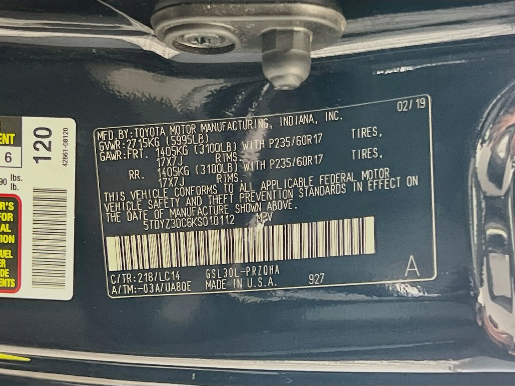 Used 2019 Toyota Sienna XLE FWD image 33