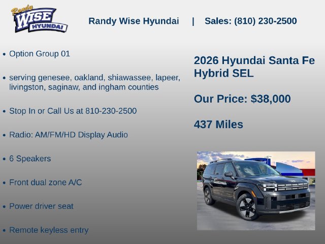 New 2026 Hyundai Santa Fe SEL AWD/4WD image 5