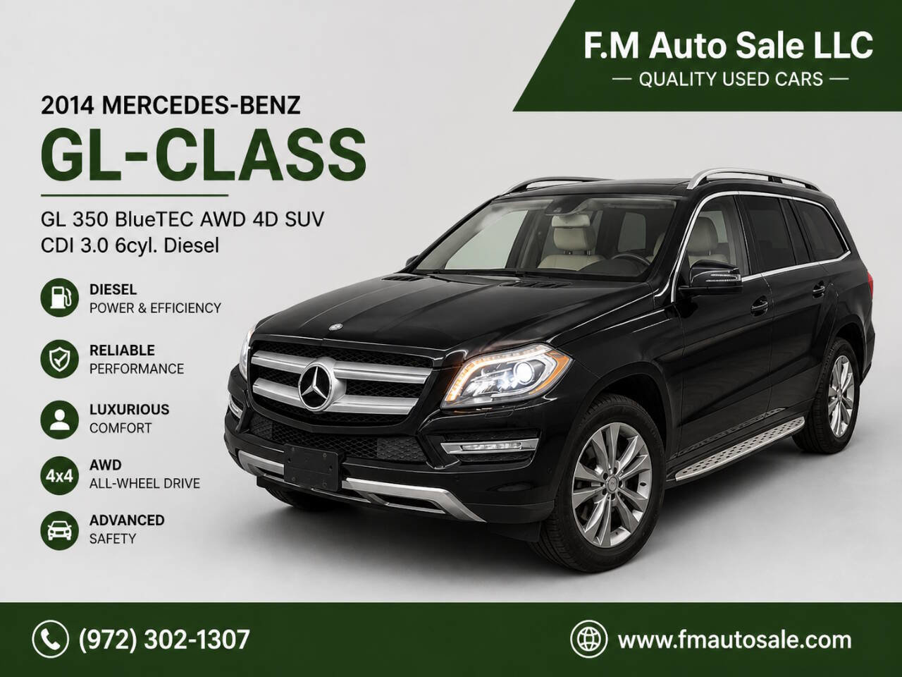 Used 2014 Mercedes-Benz GL 350 BlueTEC 4MATIC image 1