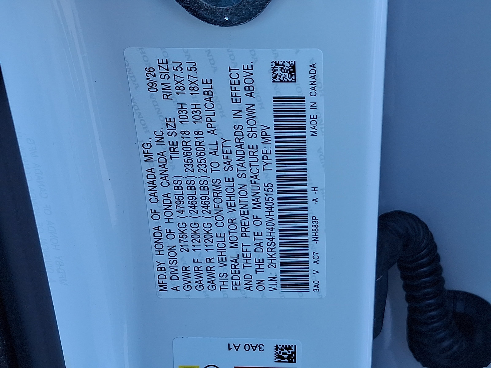 New 2027 Honda CR-V EX image 10