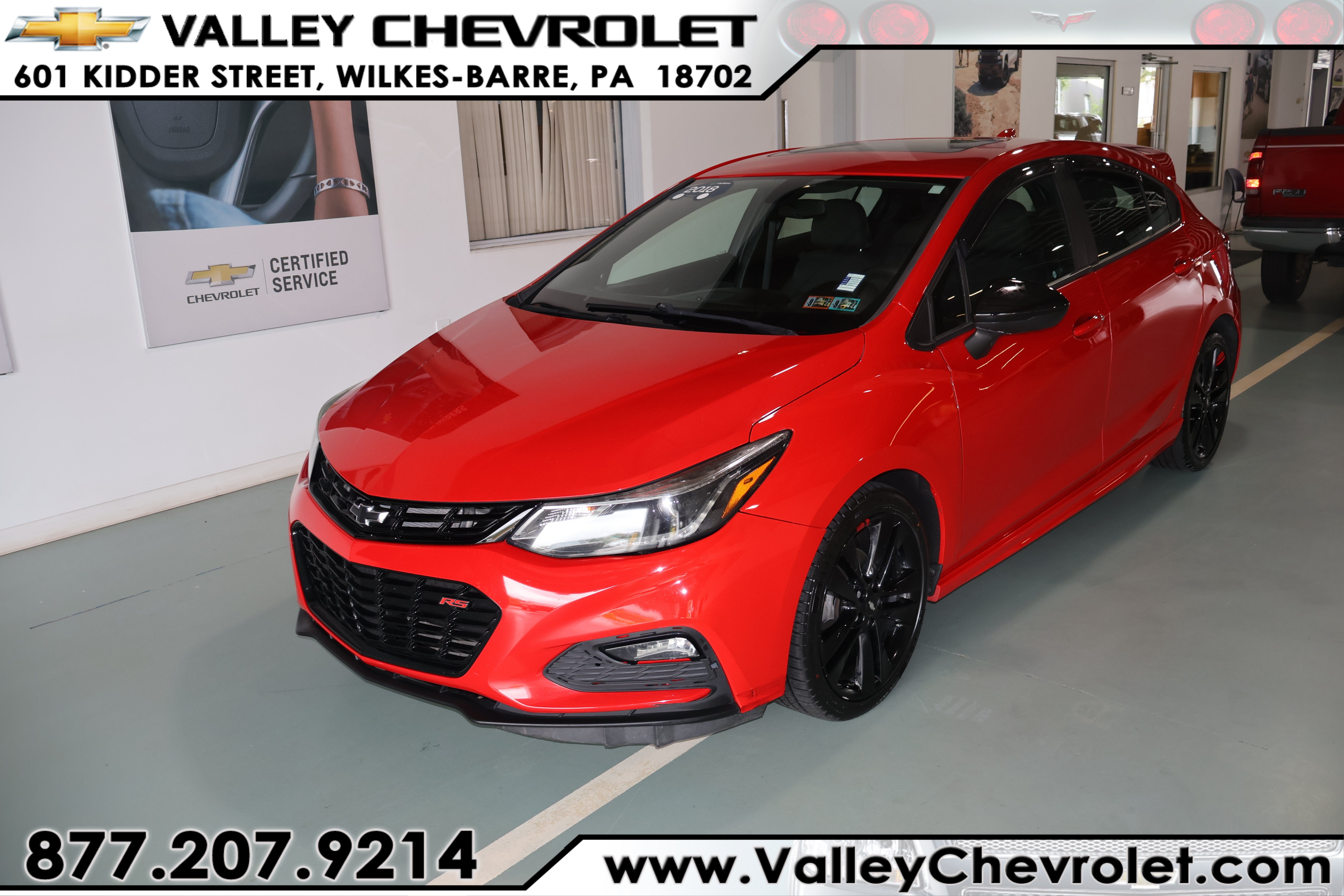 Certified 2018 Chevrolet Cruze LT w/ Sun And Sound Package