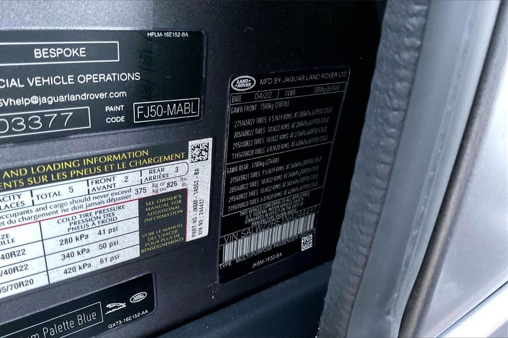 Used 2022 Land Rover Range Rover Sport SVR image 19