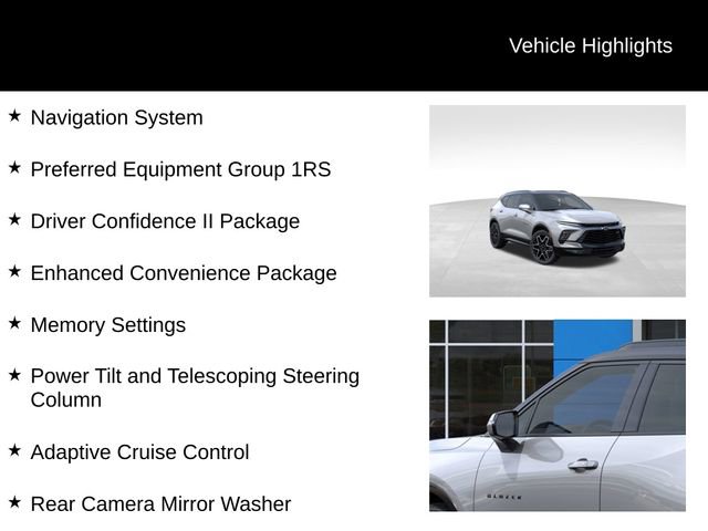 New 2026 Chevrolet Blazer RS w/ Driver Confidence II Package AWD/4WD image 8