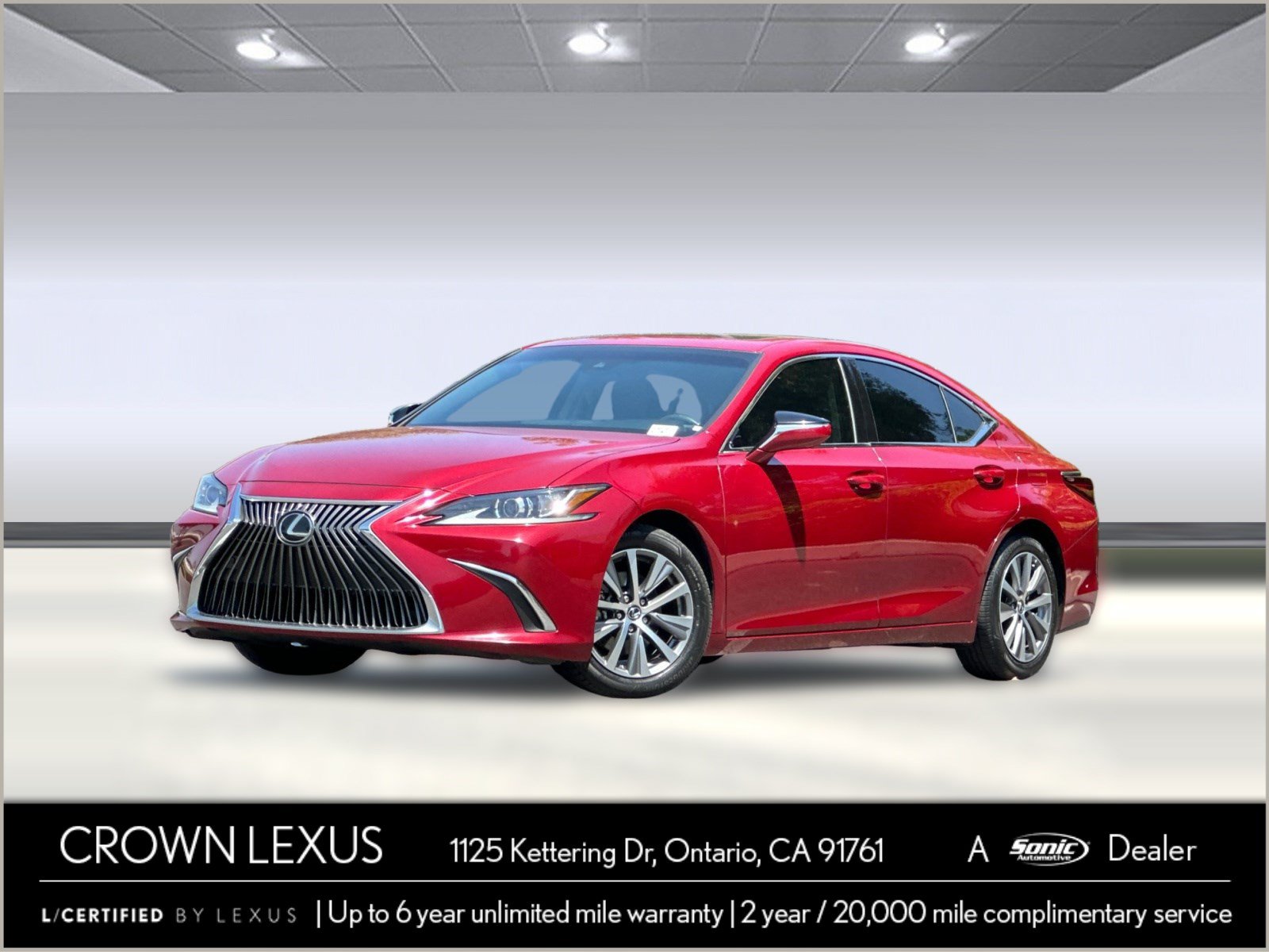 Certified 2020 Lexus ES 350 w/ Premium Package FWD image 1