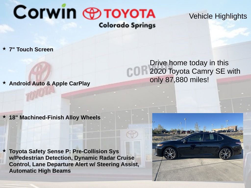 Used 2020 Toyota Camry SE FWD image 6