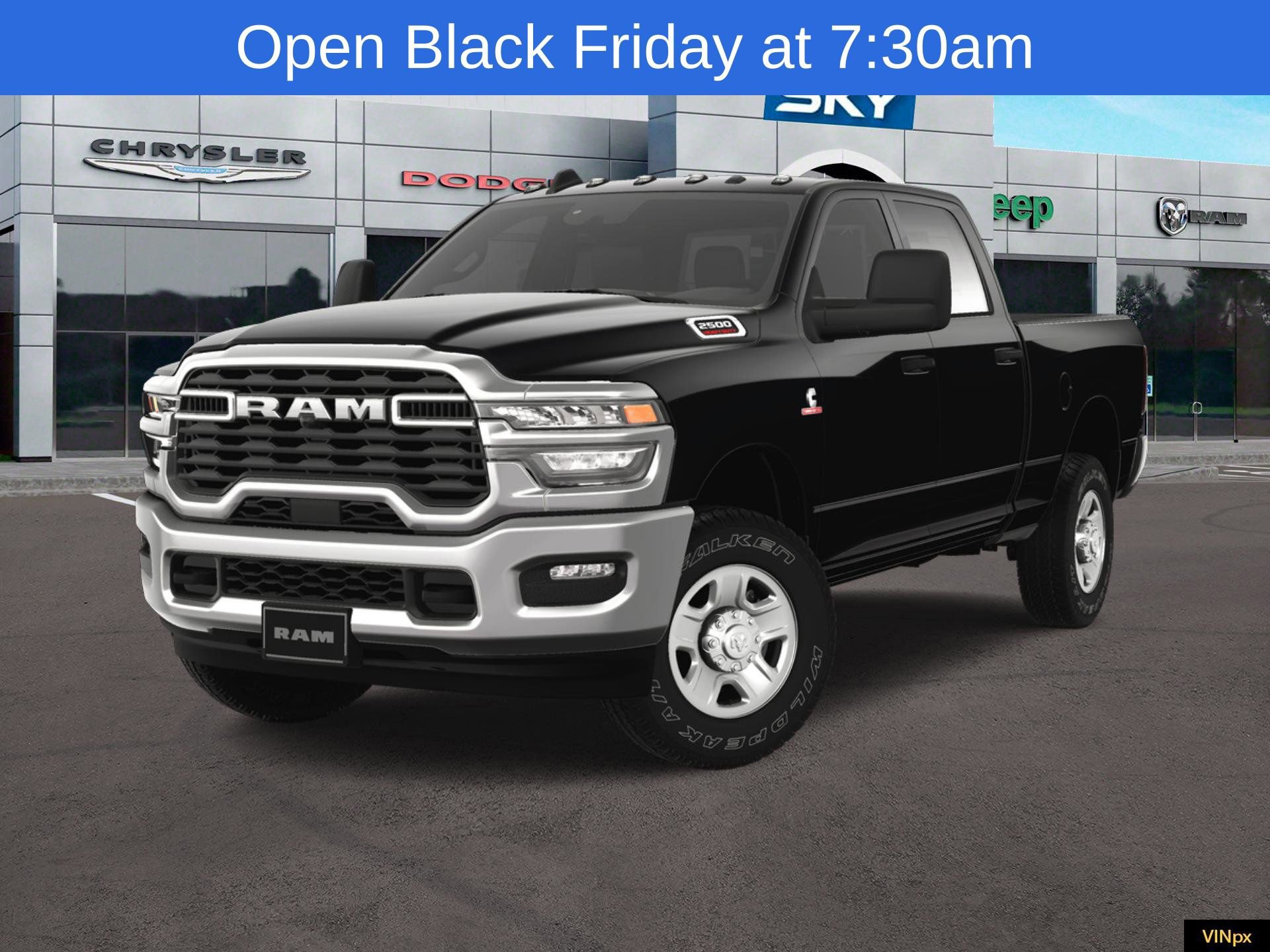New 2025 RAM 2500 Tradesman w/ Chrome Appearance Group