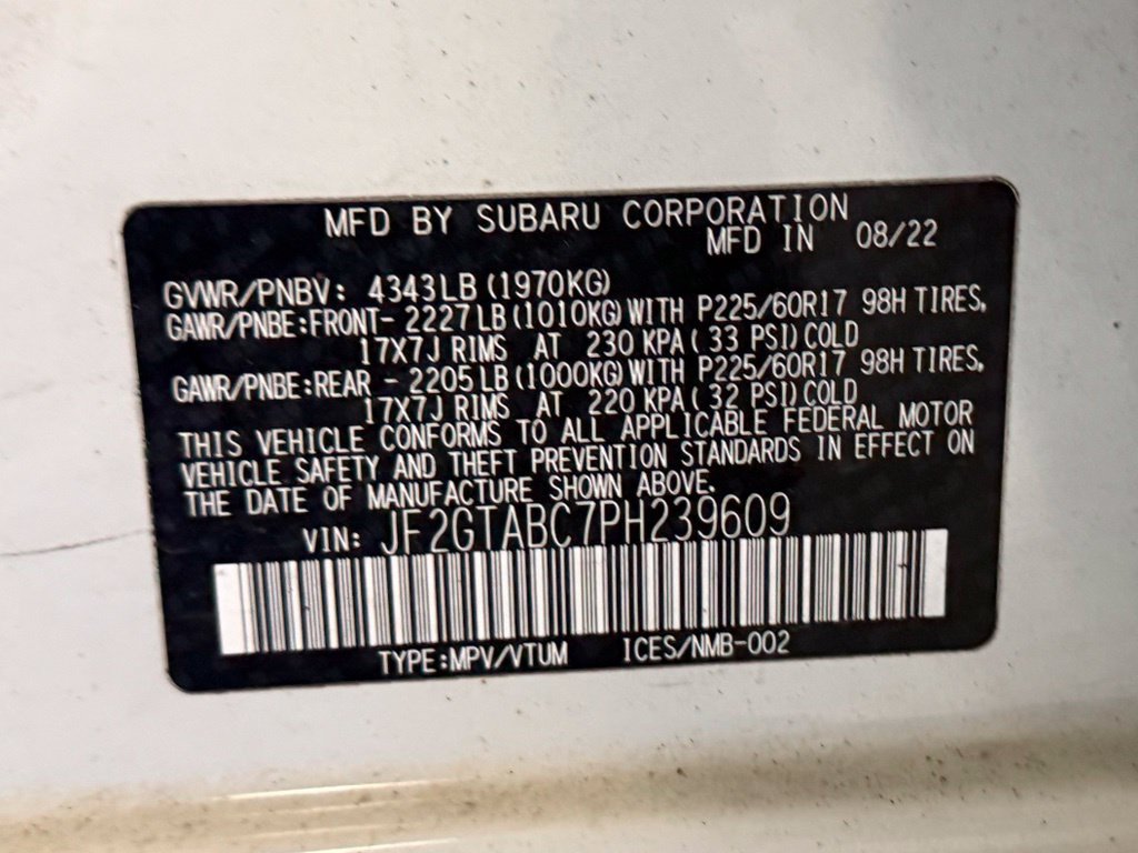Used 2023 Subaru Crosstrek 2.0i AWD/4WD image 23