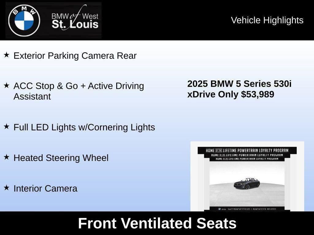 Used 2025 BMW 530i xDrive w/ Premium Package image 40