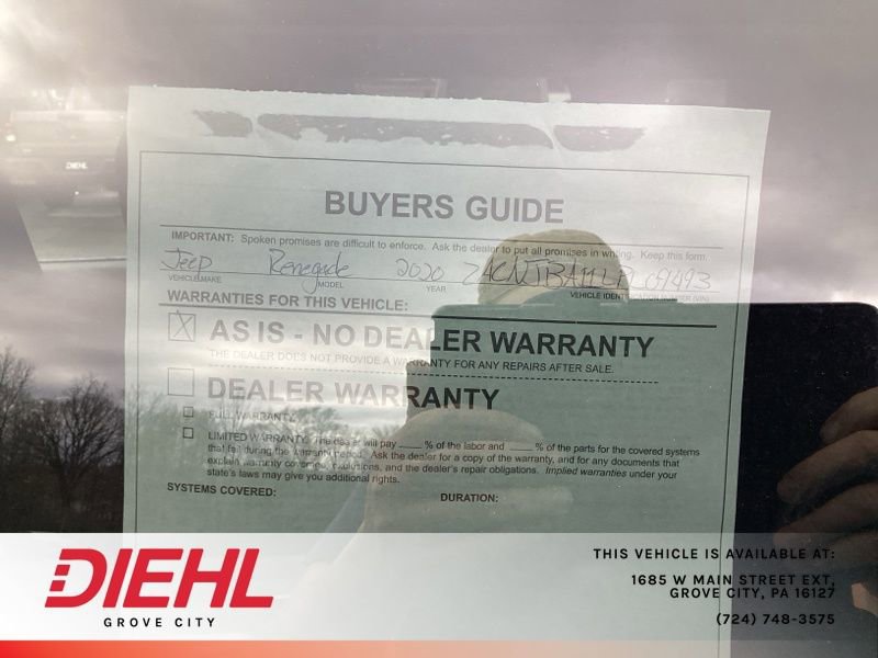 Used 2020 Jeep Renegade Sport w/ Sport Appearance Group image 12