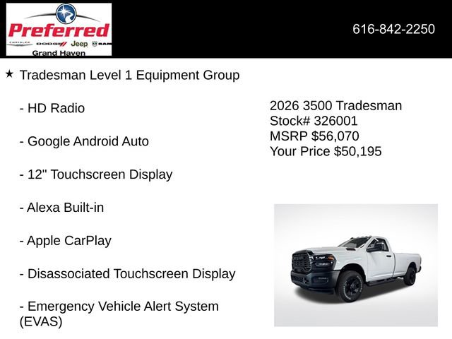 New 2026 RAM 3500 Tradesman image 30