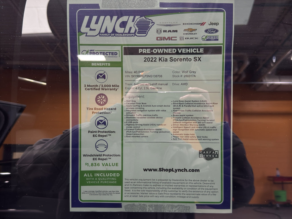Used 2022 Kia Sorento SX image 41