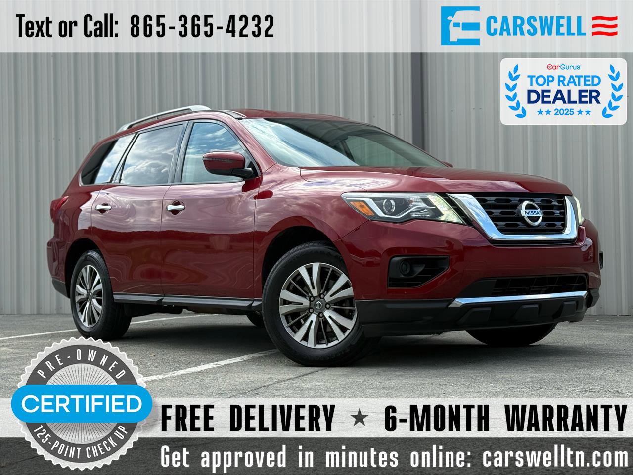 Used 2018 Nissan Pathfinder S