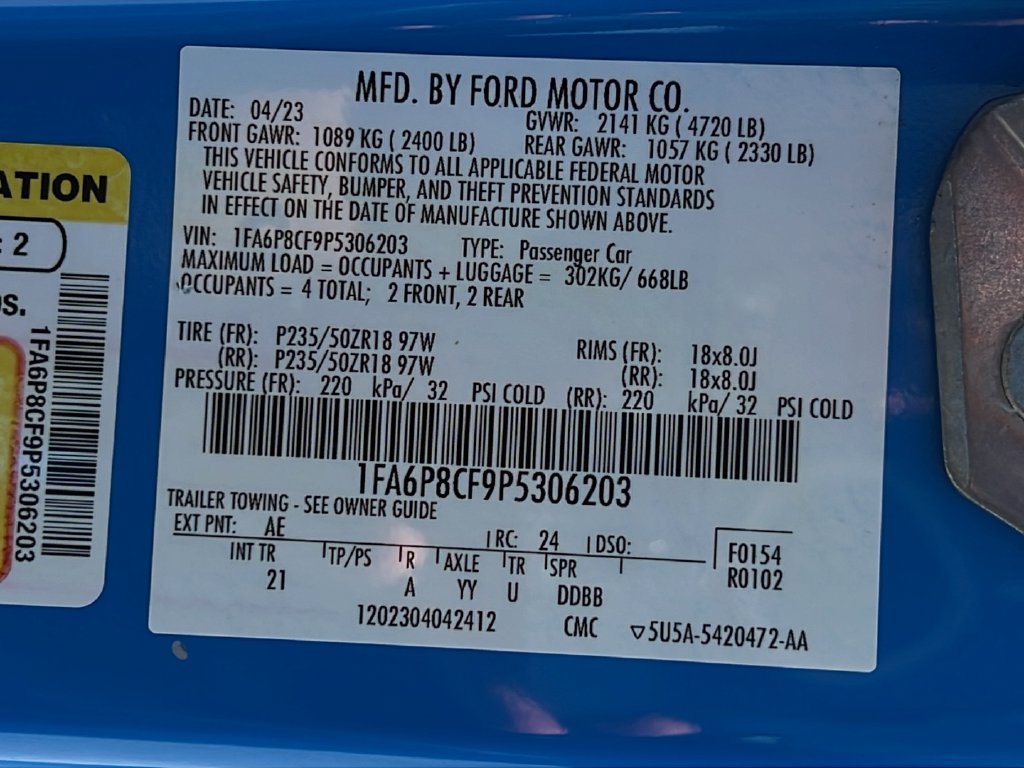Used 2023 Ford Mustang GT RWD image 21