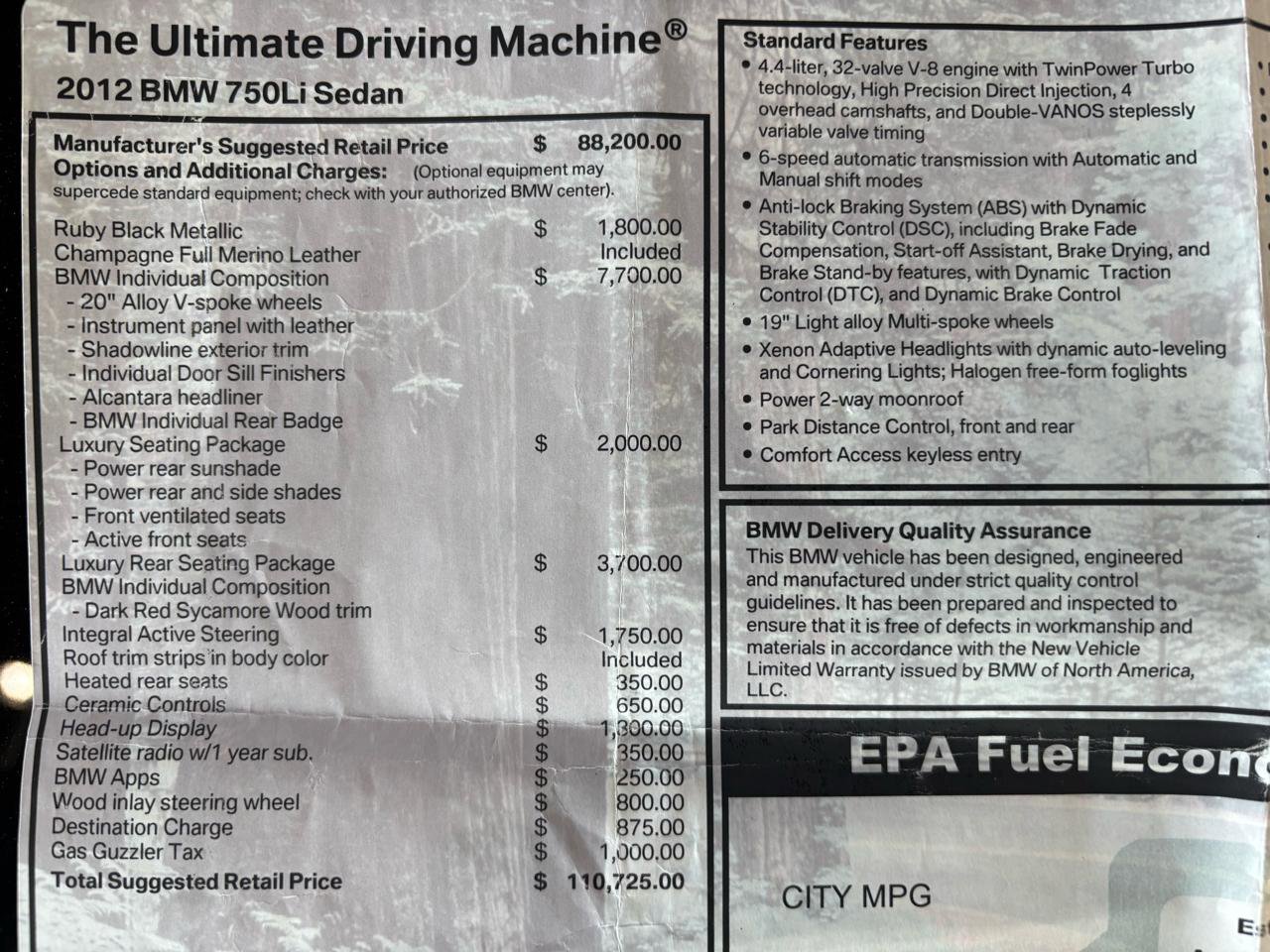 Used 2012 BMW 750Li image 38