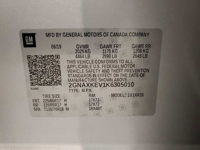 Used 2019 Chevrolet Equinox LT image 30