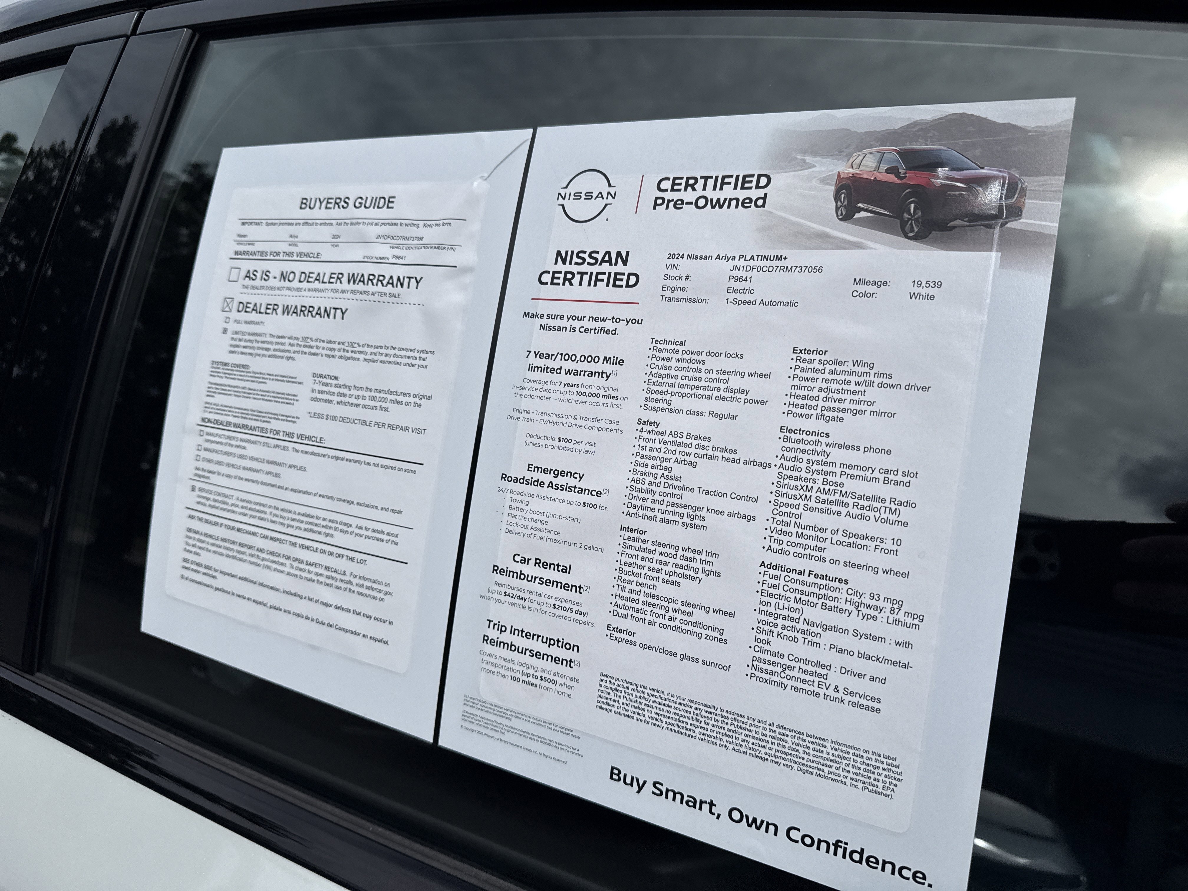 Certified 2024 Nissan Ariya AWD image 12