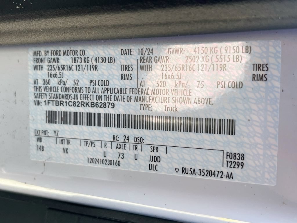 Used 2024 Ford Transit 250 148 Medium Roof RWD image 29