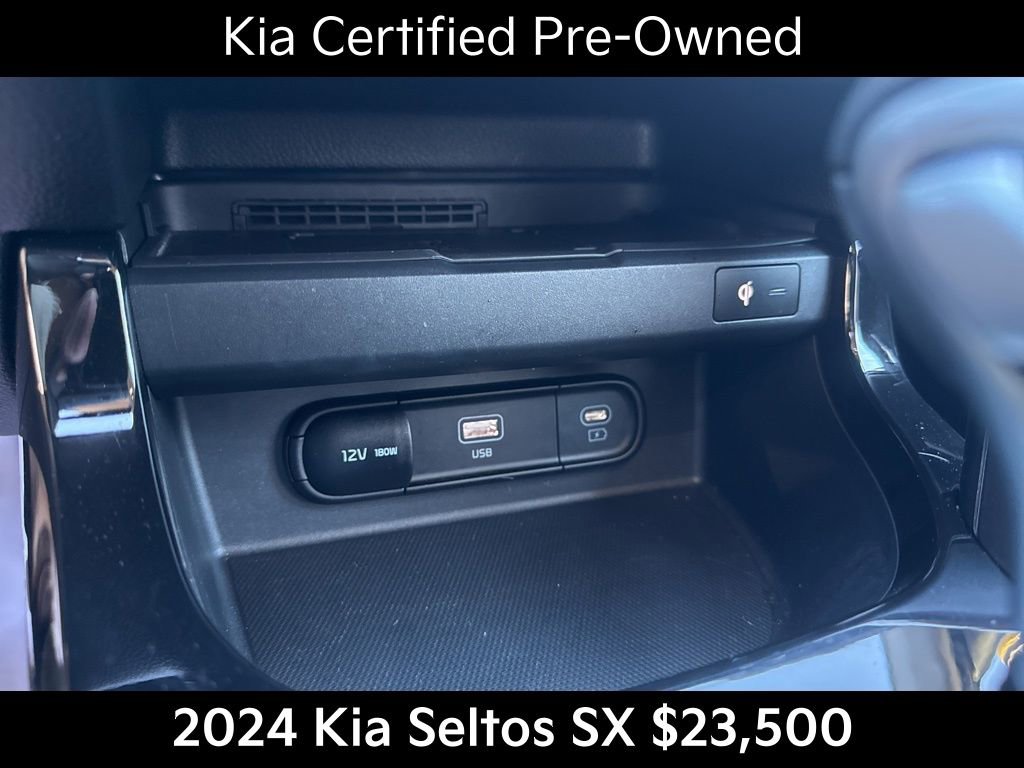 Certified 2024 Kia Seltos SX w/ SX Sunroof Package image 29