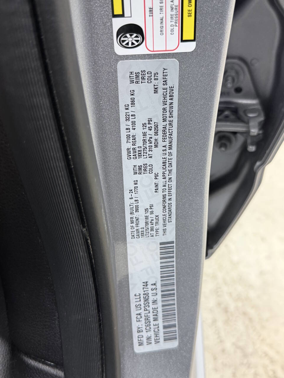 Used 2025 RAM 1500 Rebel w/ Rebel Level 1 Equipment Group image 54