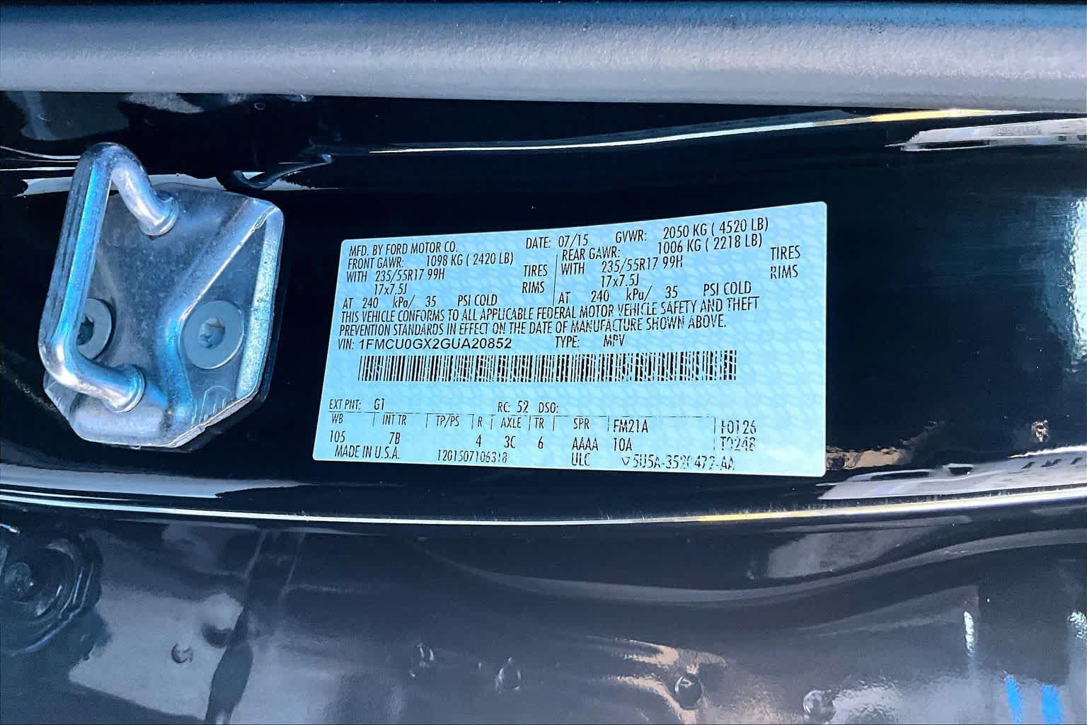 Used 2016 Ford Escape SE FWD image 32