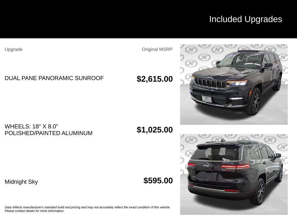 Used 2023 Jeep Grand Cherokee L Limited AWD/4WD image 3