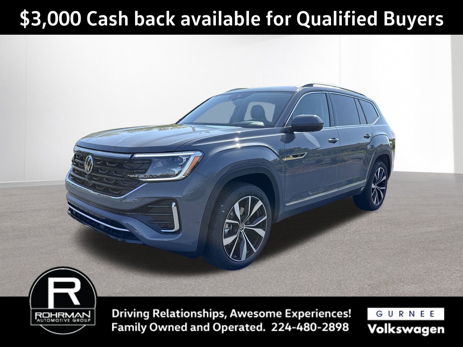 New 2026 Volkswagen Atlas SEL Premium R-Line