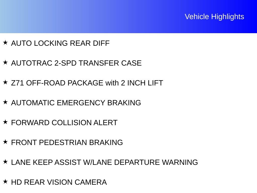 Used 2025 Chevrolet Silverado 1500 Custom Trail Boss AWD/4WD image 10