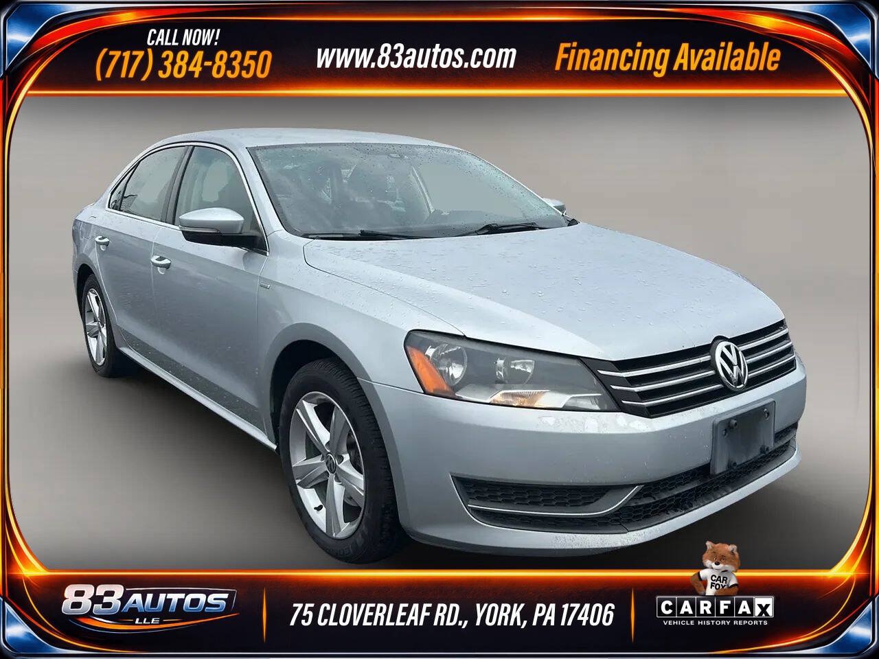 Used 2014 Volkswagen Passat 1.8T S FWD image 1