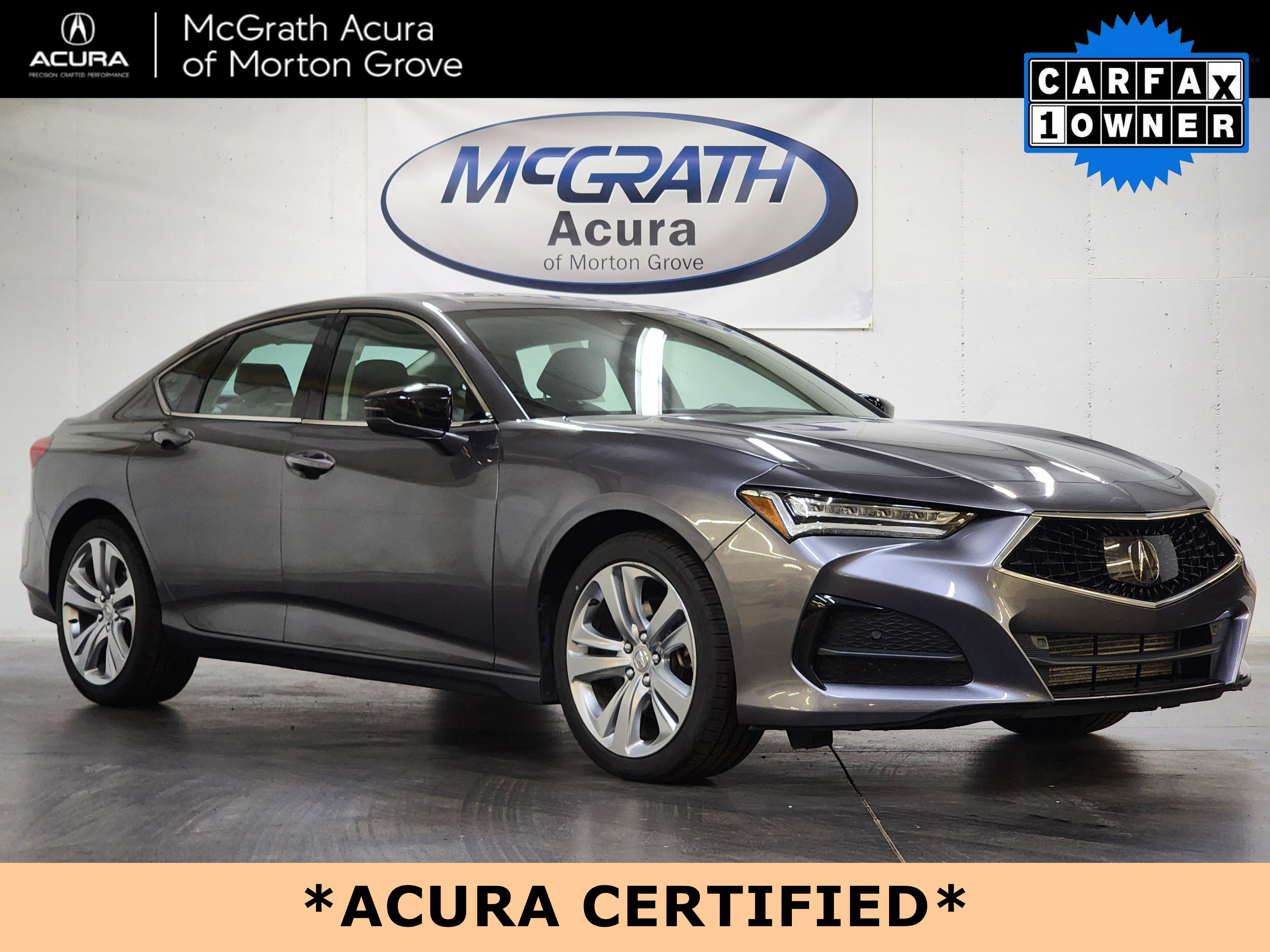 Certified 2022 Acura TLX w/ Technology Package FWD image 1
