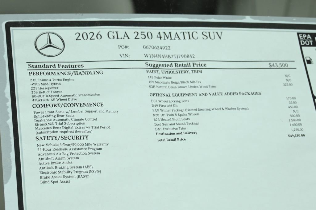 Used 2026 Mercedes-Benz GLA 250 4MATIC image 29