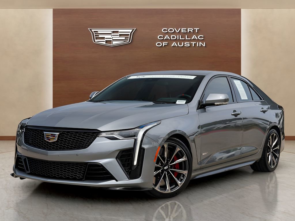 Certified 2023 Cadillac CT4 V Blackwing w/ Driver Assist Package RWD image 1