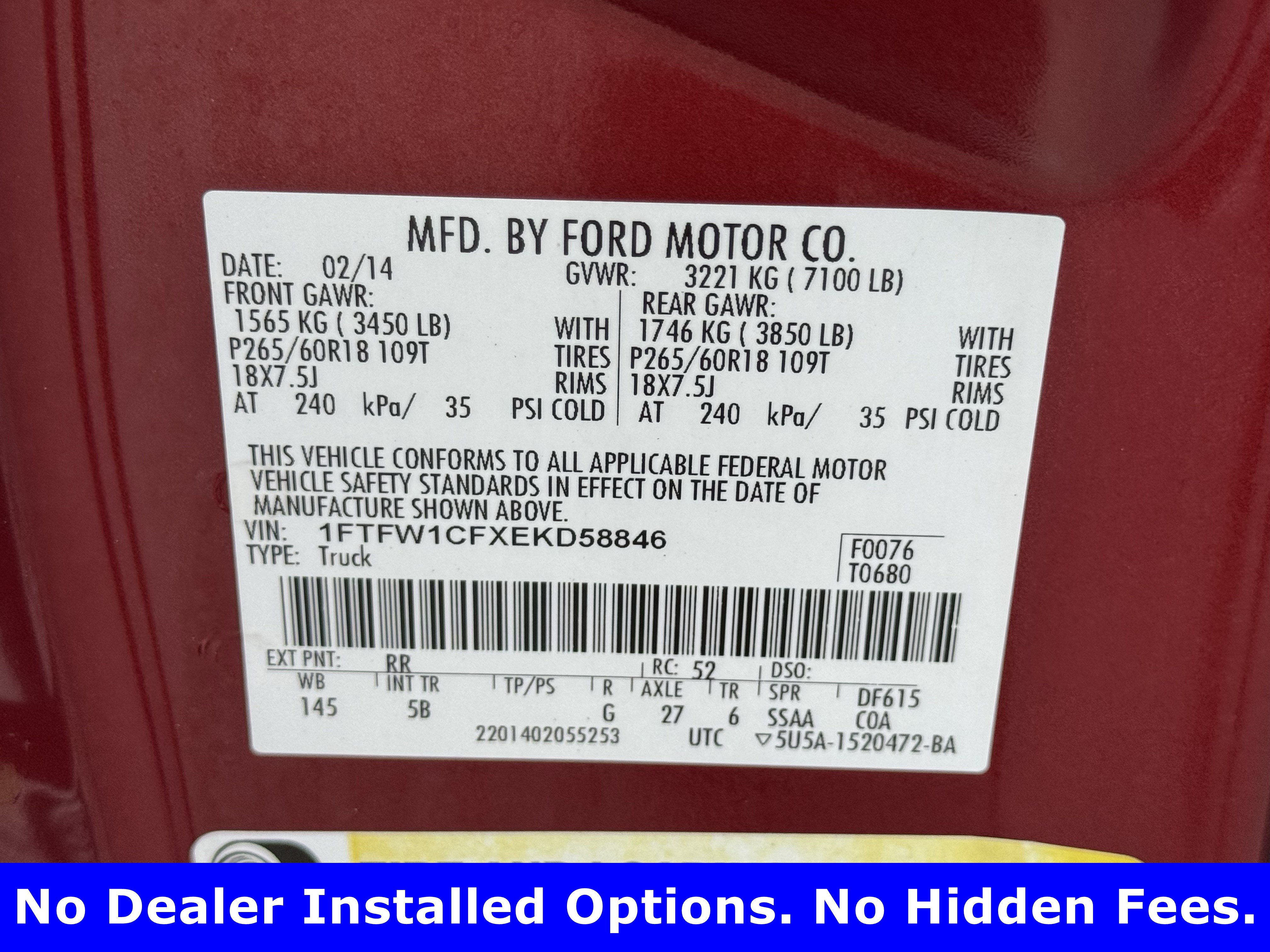 Used 2014 Ford F150 FX2 w/ Equipment Group 402A Luxury RWD image 27