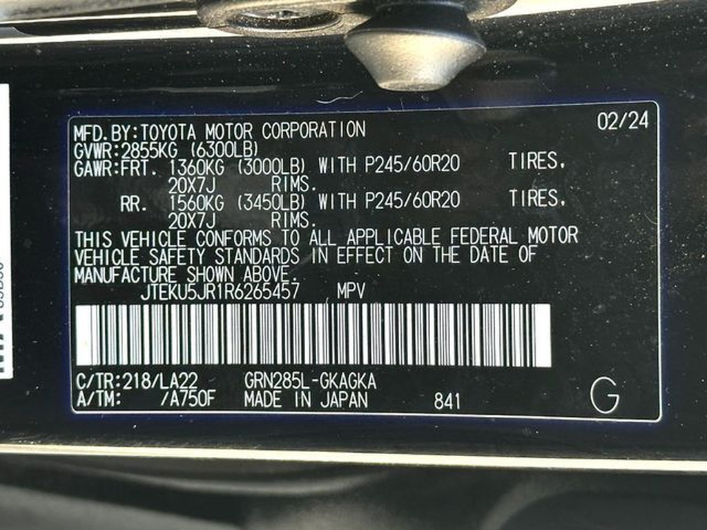 Certified 2024 Toyota 4Runner Limited AWD/4WD image 34