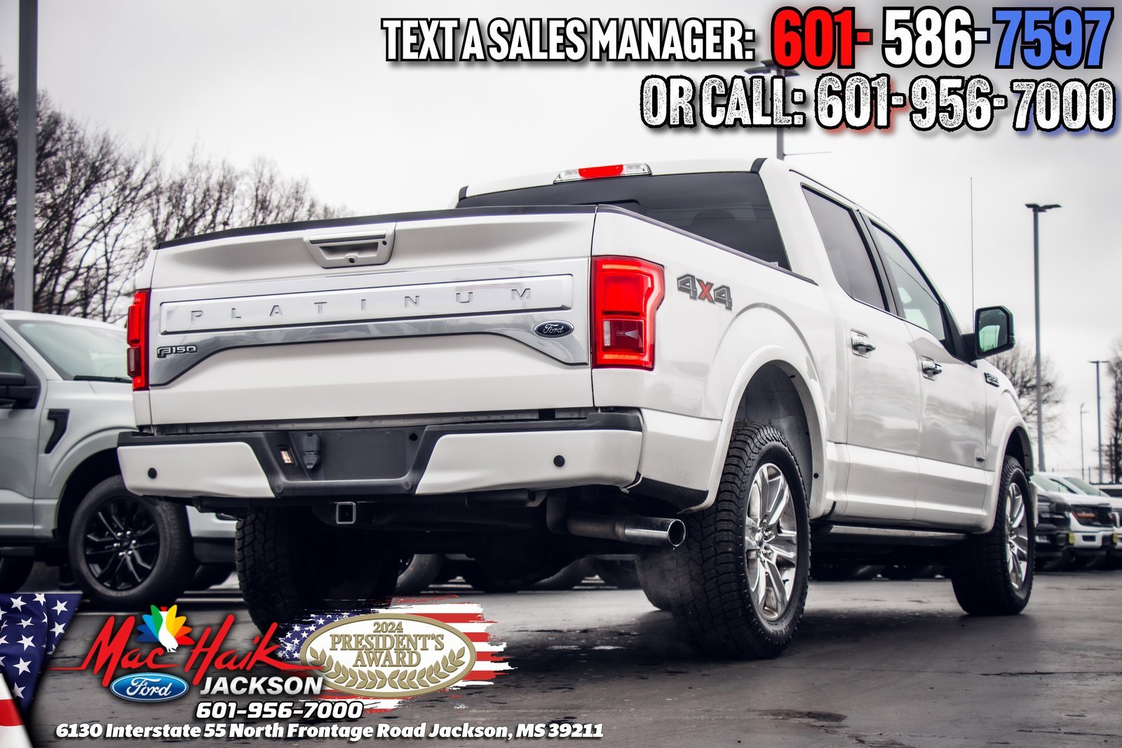 Used 2015 Ford F150 Platinum w/ Equipment Group 701A Luxury image 6