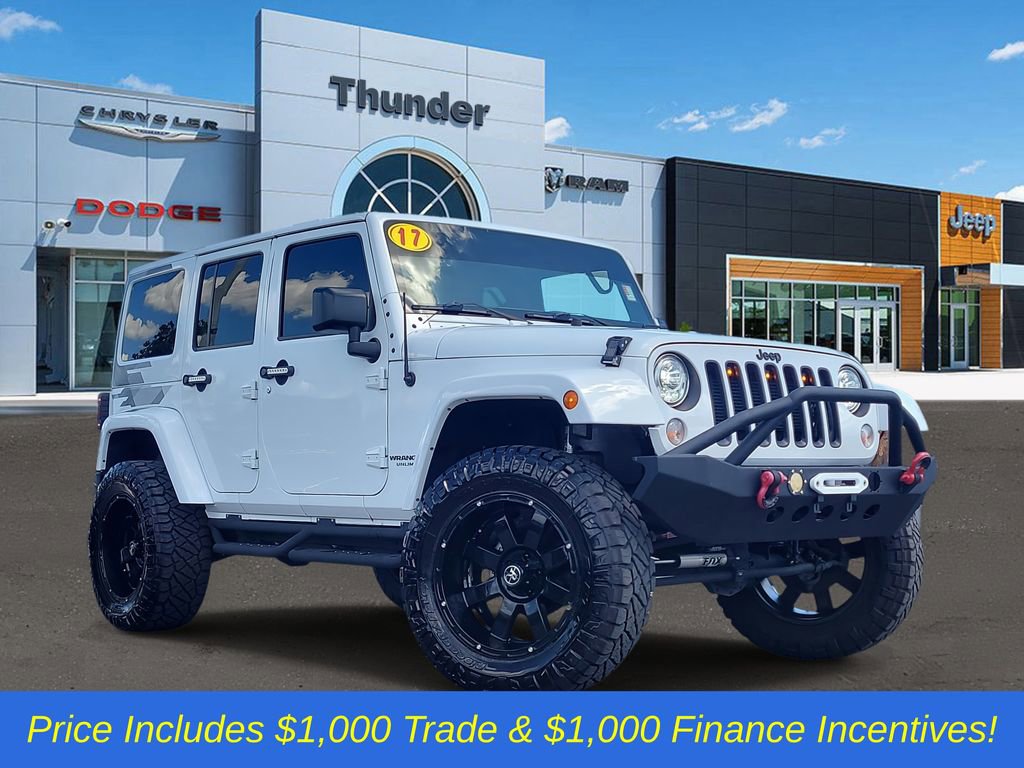 Certified 2017 Jeep Wrangler Unlimited Sahara AWD/4WD image 1