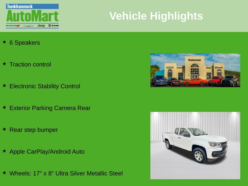 Used 2022 Chevrolet Colorado W/T AWD/4WD image 6