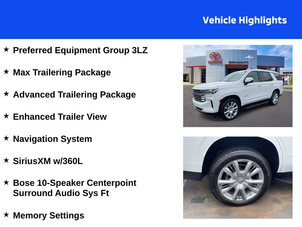 Used 2024 Chevrolet Tahoe High Country w/ Max Trailering Package AWD/4WD image 4