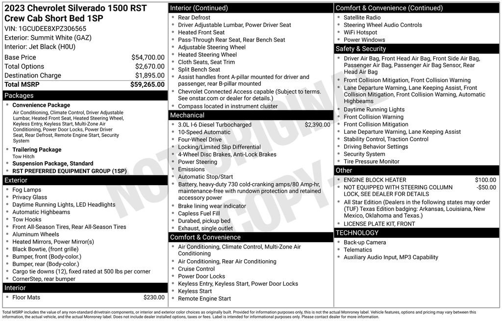 Certified 2023 Chevrolet Silverado 1500 RST AWD/4WD image 3