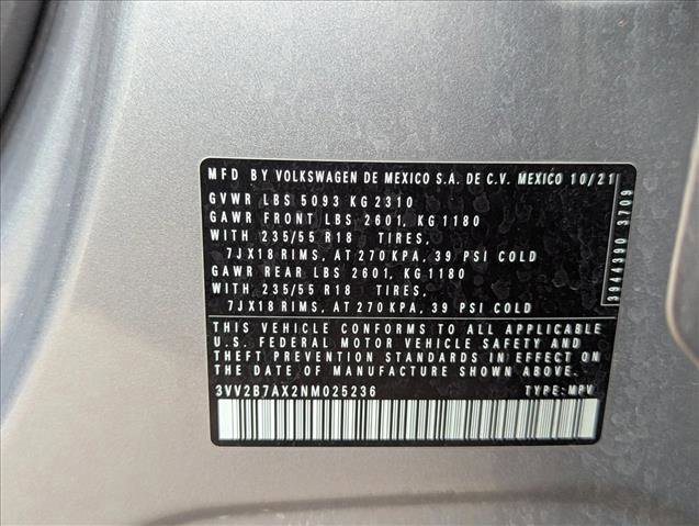 Used 2022 Volkswagen Tiguan SE image 24